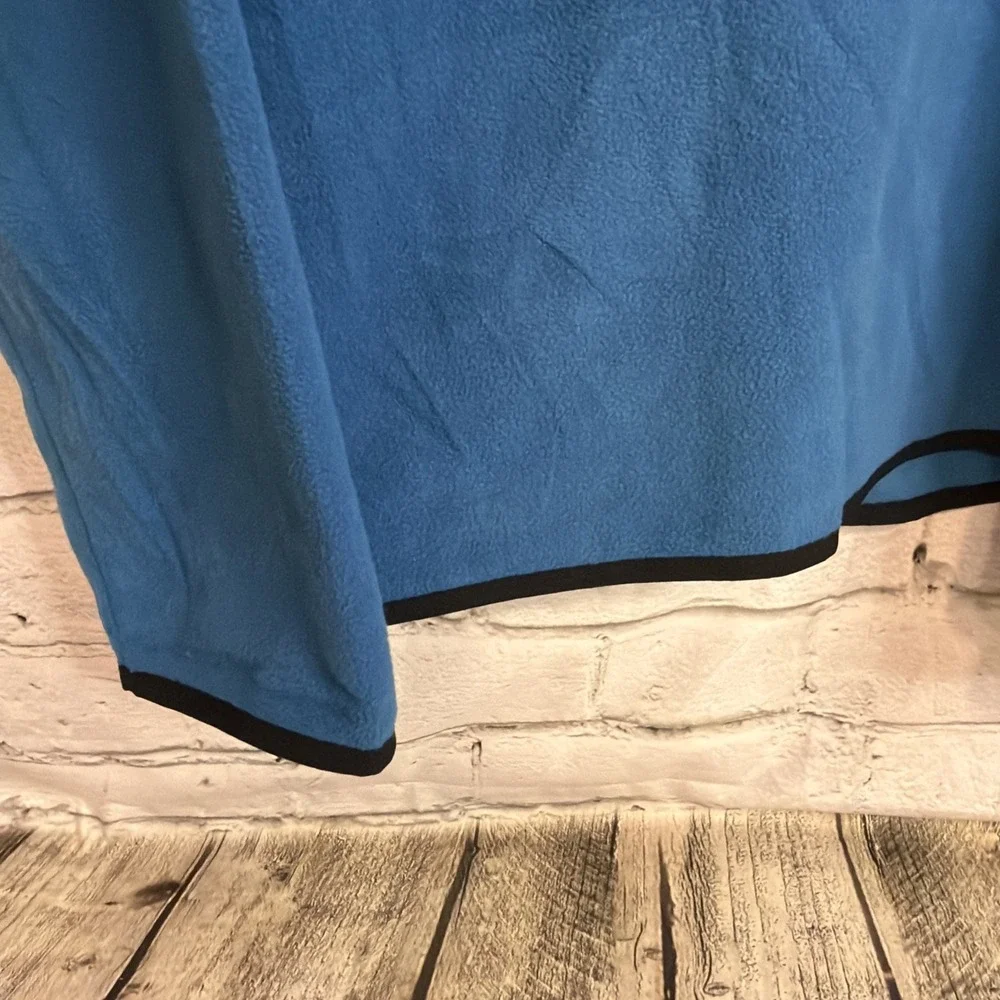 The North Face Sweater Mens Large Blue Fleece TKA Glacier Snap Neck Pullover XXL